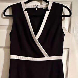 Calvin Klein Black and White Mini Dress